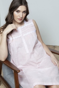 Jen Cotton Voile Sleeveless Nightdress